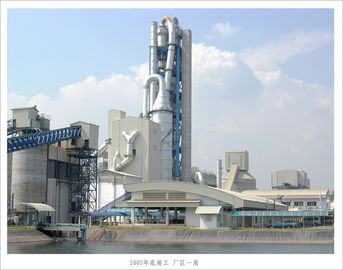 Enerji Tasarruflu Çimento Üretim Hattı / Döner Fırın Çevre Koruma 50t / d'den 3000t / d'ye