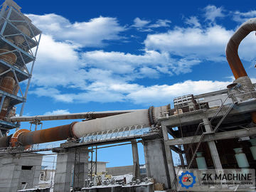 Enerji Tasarruflu Çimento Üretim Hattı / Döner Fırın Çevre Koruma 50t / d'den 3000t / d'ye