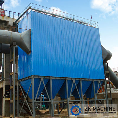 Kireç Çimento Fabrikası için Torba Filtre Tipi Darbe Jet Toz Toplayıcı Çok Amaçlı