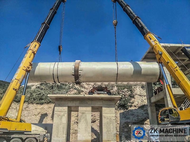 800T/D aktif kireç üretim hattı saha kuruluşu ile satış sonrası hizmet