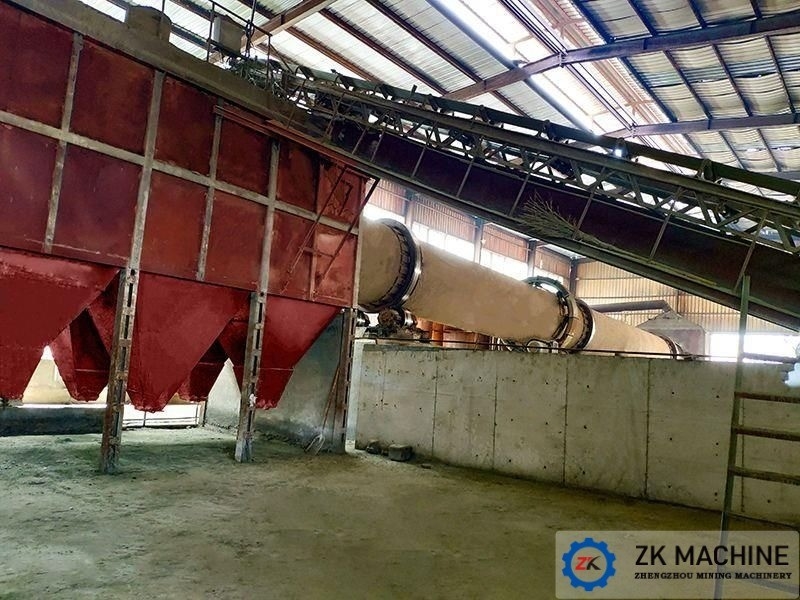 Çinko Tailing Kalsinasyon için Endüstriyel Döner Ofen 3.5x70m Döner Ofen Model PLC Kontrol Sistemi