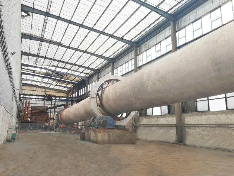 Çinko Tailing Kalsinasyon için Endüstriyel Döner Ofen 3.5x70m Döner Ofen Model PLC Kontrol Sistemi