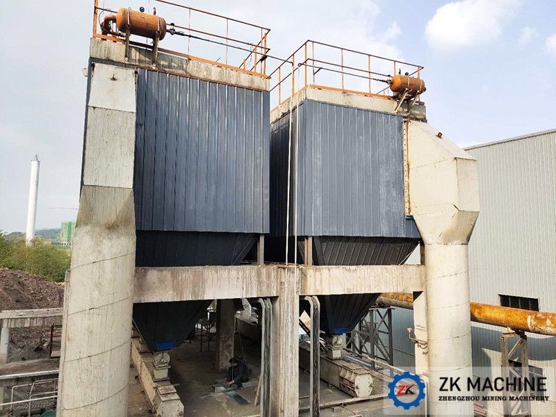 AC motorlu promosyon sement değirmeninde ≤30 Mg/M3 çıkış toz konsantrasyonu olan torba filtresi makinesi