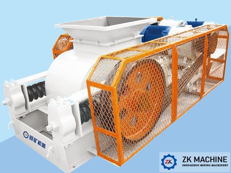 Çift Dişli Rol kömür Gangue Crusher Makine 100T/H Büyük Üretim Kapasitesi
