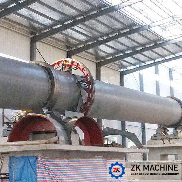 Endüstriyel 7.5-160kw motorlu kireçtaşı için büyük kapasiteli döner davul kurutma makinesi