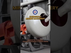 Küçük Disk Pan Granulator Ekipmanı Büyük Kapasite Profesyonel Güvenilir